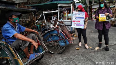 Jelang PSBB Total, Sosialisasi 3M Digencarkan Lagi