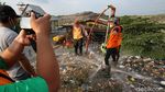 Foto Warga Sekitar TPA Dilatih jadi Pemadam Kebakaran