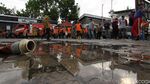Foto Warga Sekitar TPA Dilatih jadi Pemadam Kebakaran