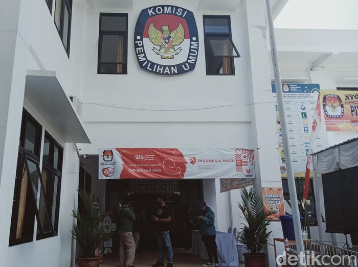 Kantor KPU Klaten, Kamis (10/9/2020).