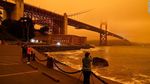 Potret Langit Jingga di California Dampak Kebakaran Hutan