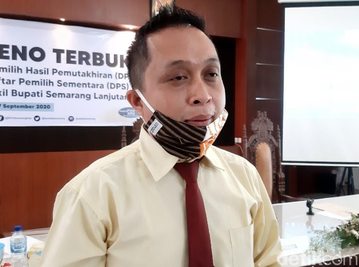 Ketua KPU Kabupaten Semarang Maskup Asyadi, Kamis (10/9/2020).