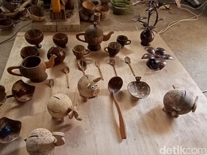 Kerajinan Bahan Limbah Keras dan Contohnya