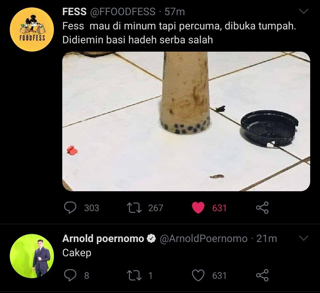 Lihat Minuman Boba Tumpah, Netizen Beri Solusi Kreatif dan Nyeleneh