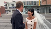 Lily Allen menikah dengan David Harbour di Las Vegas pada akhir pekan lalu. Dok. Instagram/lilyallen