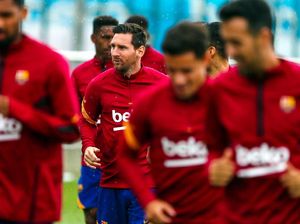 Messi Sudah Latihan Bareng Rekan Setimnya di Barcelona