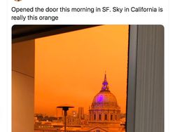 Langit Oranye Mengerikan di California, Mirip di Mars