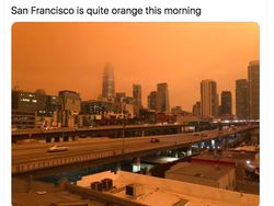 Langit Oranye Mengerikan di California, Mirip di Mars