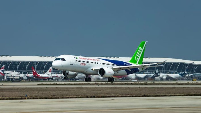 Pesawat Comac C919 China