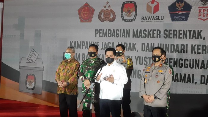 Pilkada 2020 Digelar, Erick Thohir: Jangan Sampai Penanganan COVID-19 Gagal