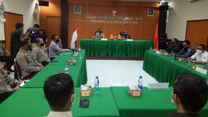 Polda Sulsel Kunjungu Basawlu Sulsel Terkait Pilkada 2020