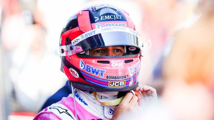 Sergio Perez MONZA, ITALY - SEPTEMBER 06: Sergio Perez of Mexico and Racing Point during the F1 Grand Prix of Italy at Autodromo di Monza on September 06, 2020 in Monza, Italy. (Photo by Peter Fox/Getty Images)