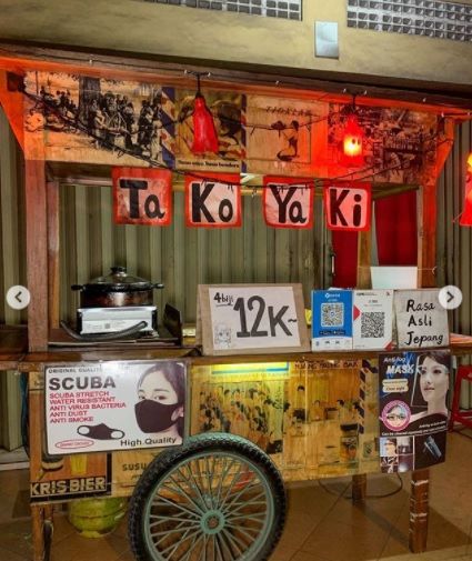 Penjual Takoyaki Asli Orang Jepang di Yogyakarta