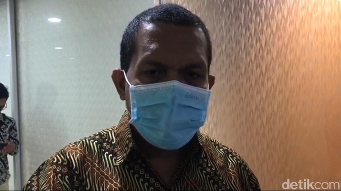 Wakil Ketua Komisi IX dari F-Golkar Emanuel Melki Laka Lena (Rahel Narda/detikcom)