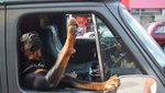 Potret Anjing-anjing Bergaya Saat Naik Mobil
