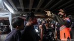Duh! Ratusan Warga Terjaring Razia Masker di Tanah Abang