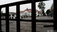 Begini suasana di kawasan Kota Tua Jakarta, Jumat (11/9/2020) usai Pemprov DKI Jakarta mengumumkan akan kembali menerapkan PSBB secara ketat mulai Senin (14/9/2020) mendatang.