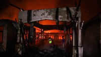 Gedung yang terbakar itu berada di Jalan RTA Milono, Palangkaraya, Kalimantan Tengah.
