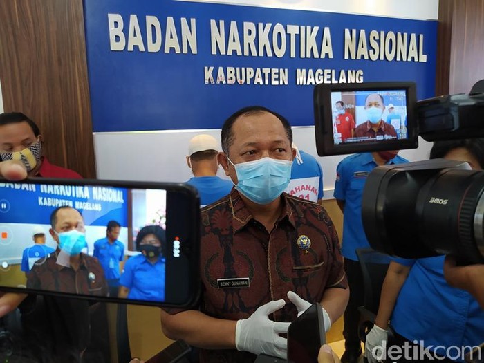 Kepala BNNP Jawa Tengah Brigjen Pol Benny Gunawan di Magelang, Jumat (11/9/2020).