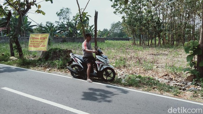Lokasi penganiayaan nenek di Kecamatan Klaten Utara, Klaten, Jumat (11/9/2020).