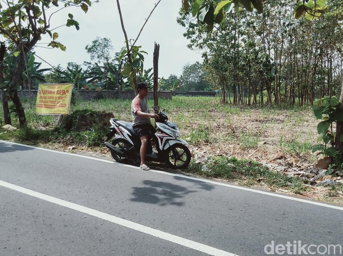 Lokasi penganiayaan nenek di Kecamatan Klaten Utara, Klaten, Jumat (11/9/2020).