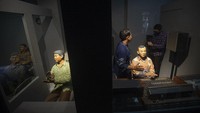 Museum Penerangan juga dilengkapi dengan diorama ruang siaran radio. ANTARA FOTO/Aditya Pradana Putra.