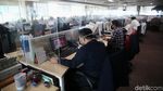 Melihat Aktivitas Perkantoran Jelang PSBB Total