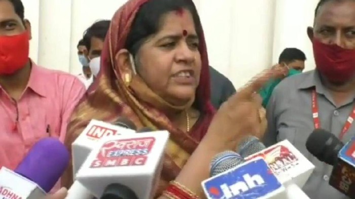 Menteri negara bagian Madhya Pradesh, Imarti Devi (Twitter)