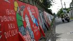 Mural Anti Perdagangan Hewan Hiasi Pasar Satwa Yogyakarta