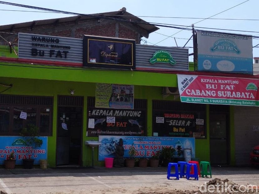 Rumah Makan Kepala Manyung Bu Fat di Kota Semarang