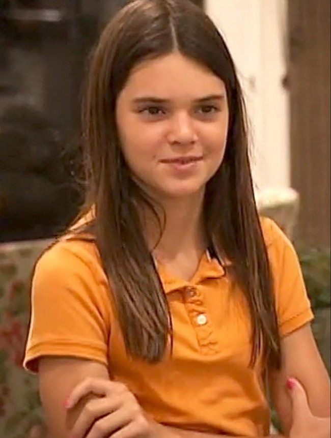 Kendall Jenner masih berusia 12 tahun saat bergabung dalam reality TV populer itu pada 2007. Foto: E!