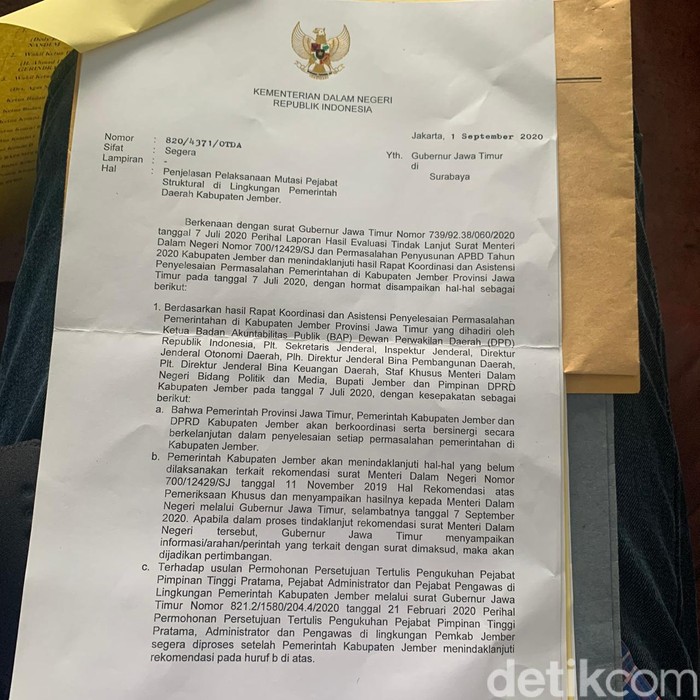 611 Pejabat yang Diangkat dan Dimutasi Bupati Jember