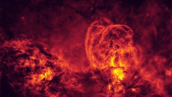 Cosmic Inferno karya Peter Ward dari Australia memenangkan kategori Stars and Nebulae. Foto: Peter Ward/Astronomy Photographer of the Year