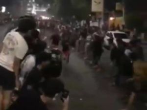 Video Aksi Balap Lari Liar Saat PSBB di Serang, Langsung Dibubarkan