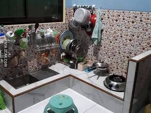 Bingung! 10 Desain Dapur Super Aneh, Bikin Masak Jadi Antimainstream