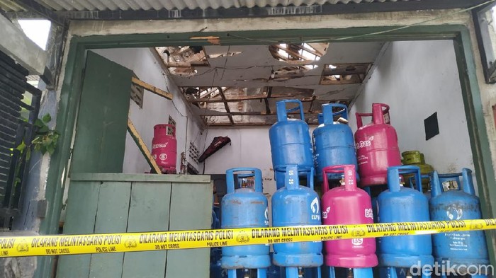 elpiji Meledak Lukai Kaki dan Tangan Pemilik Toko