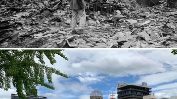 75 tahun setelah bom atom di Hiroshima. Foto: Bored Panda