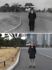 Foto perbedaan dulu dan sekarang