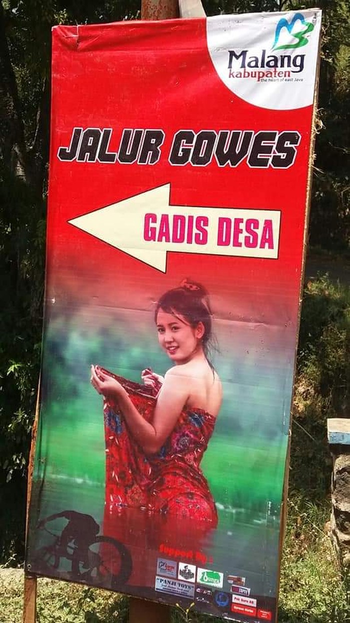 Jalur gowes gadis desa