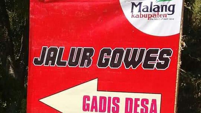 Jalur gowes gadis desa