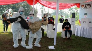 Begini Simulasi Pemungutan Suara dengan Protokol Kesehatan