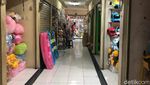 Tempat Baru Pedagang Pasar Gembrong yang Sepi Pembeli