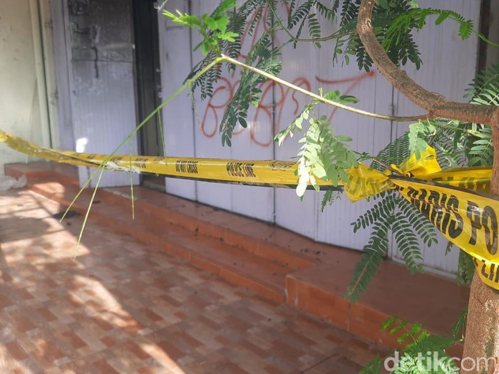 Toko Roti Trubus Jogja yang dibakar karyawan, Sabtu (12/9/2020).