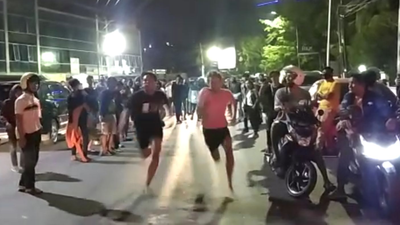 Balap lari liar di jalanan Kota Semarang