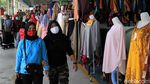 Suasana di JPM Tanah Abang H-1 Jelang Jakarta PSBB Total