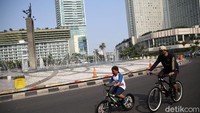 Peniadaan kawasan khusus pesepeda ini sebagai tindak lanjut pemberlakuan PSBB di Ibu Kota, yang mulai berlaku pada 14 September 2020.