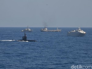 Ribuan Prajurit Latopslagab Koarmada II 2020 di Perairan Laut Jawa dan Bali