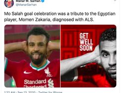 Tiga Gol Mo Salah Bikin Netizen Terperangah