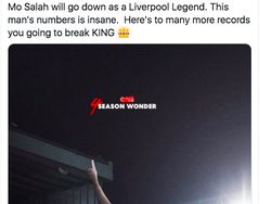 Tiga Gol Mo Salah Bikin Netizen Terperangah