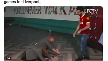 Mo Salah pun disembah. Foto: istimewa